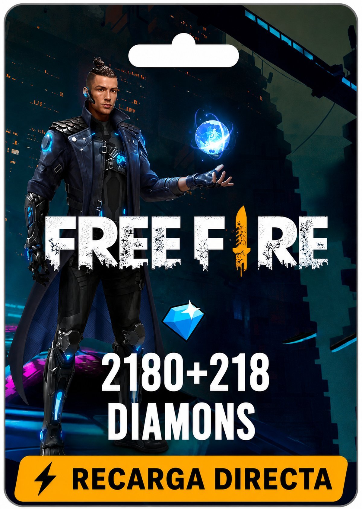 2180 + 218  Diamantes Free Fire